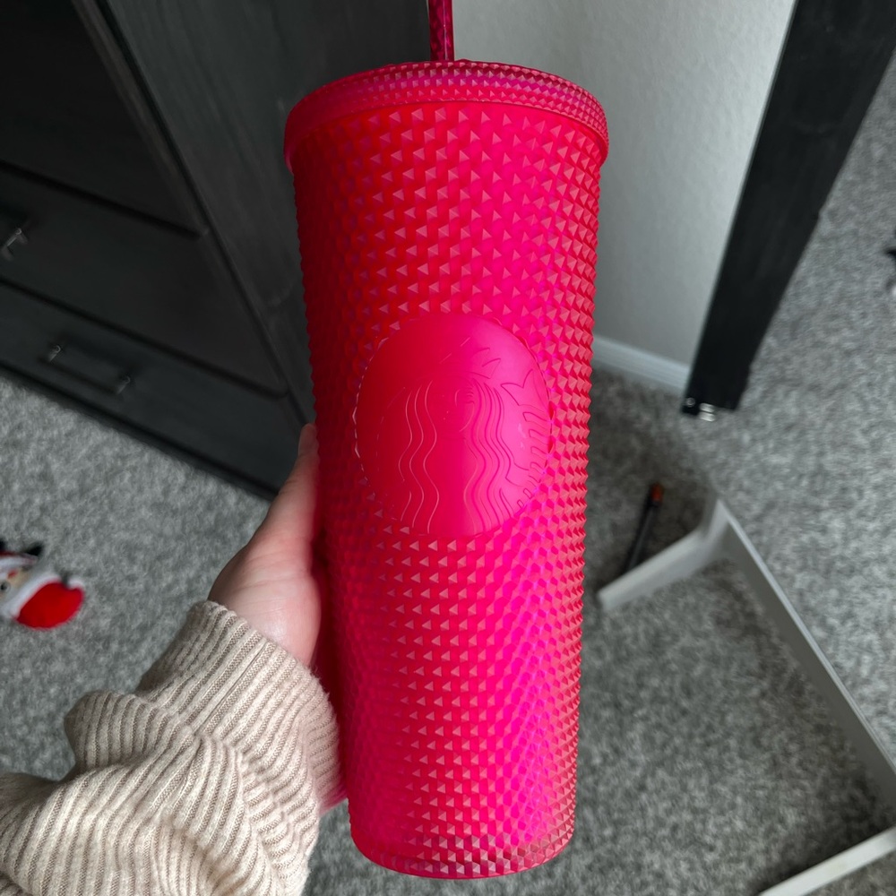Starbucks Pink Textured Tumbler